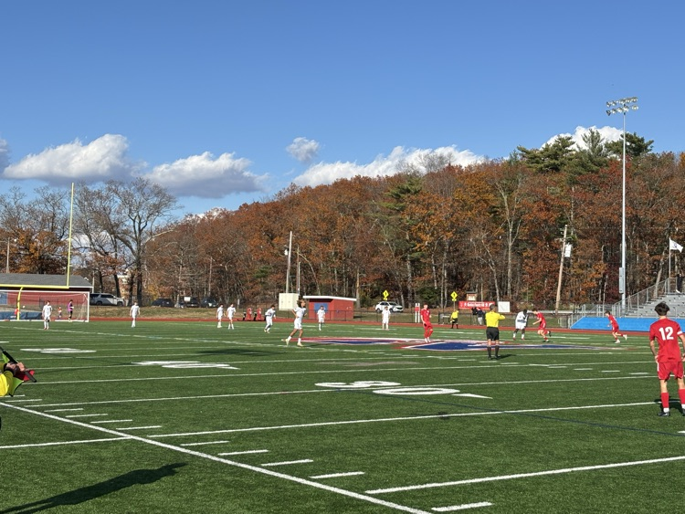Game Time! Boys soccer at Natick in the MIAA Round of 16  - GO BLUE