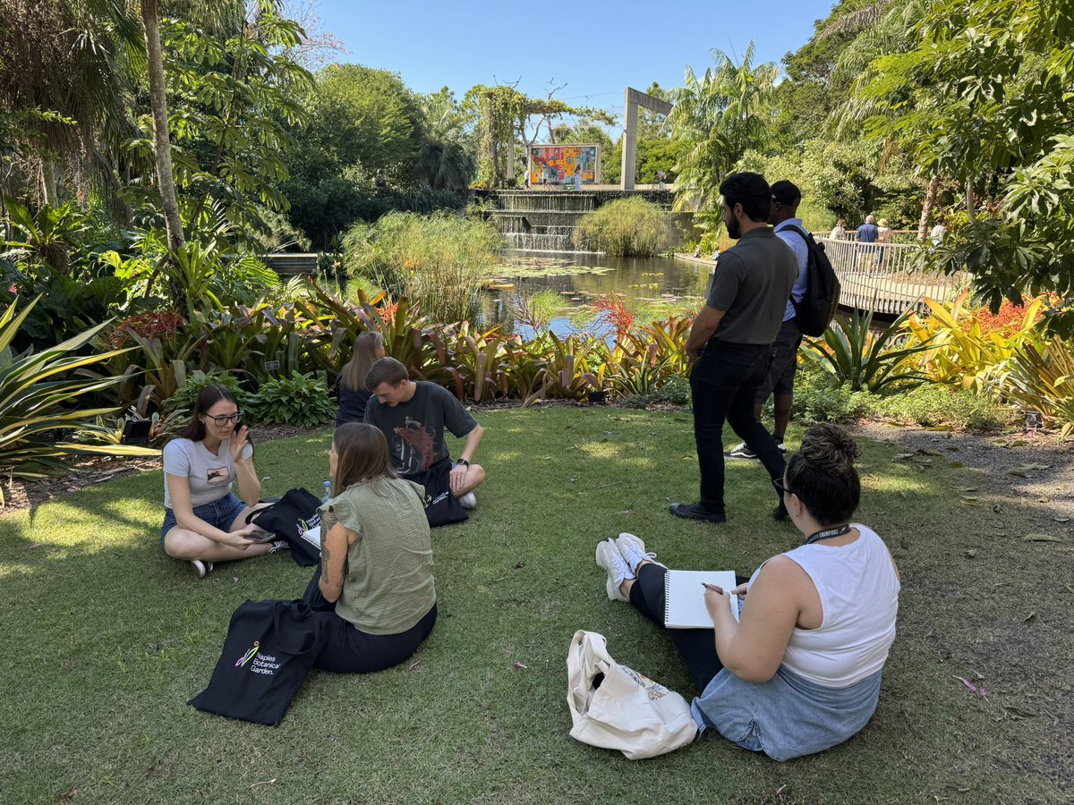 Elementary science teachers practiced nature journaling and how to incorporate into our lessons. Thank you <a href="/NaplesBotanical/">Naples Botanical Garden</a> for partnering on this training.