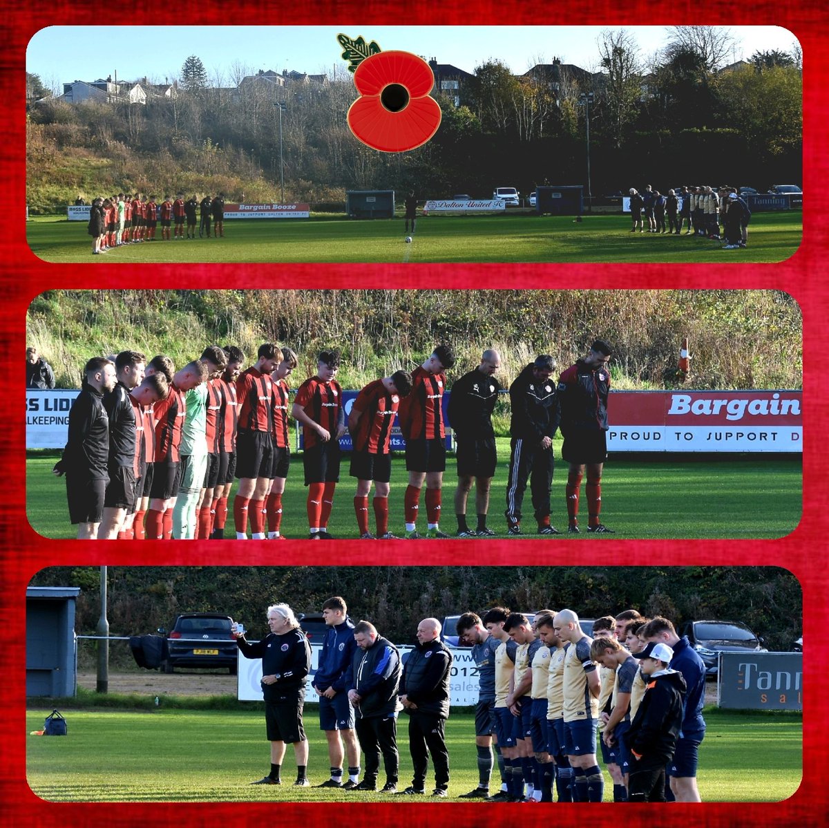 daltonunitedfc's tweet image. A mark of Respect shown before kickoff at this afternoons Lancashire Amateur Shield 3rd round game between our 1st Team and Daten FC!