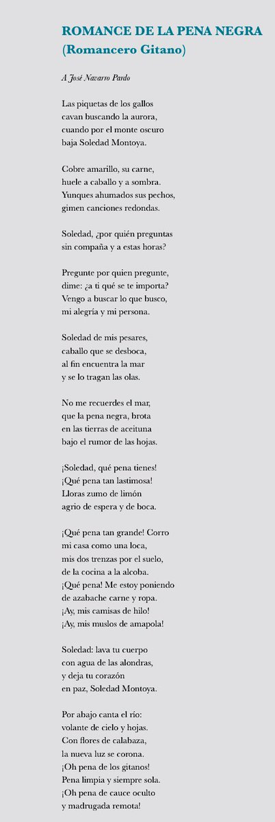 Las mujeres del Romancero gitano de Lorca son seres intensos,naturales y soñadores, marcados por la pasión y la fatalidad; representan la lucha entre el deseo de libertad y las fuerzas que las oprimen:Preciosa, la gitana del aljibe, Santa Olalla, la monja gitana, Soledad Montoya.