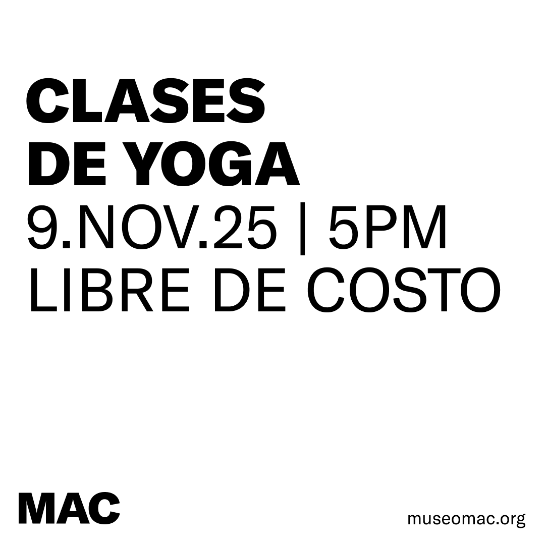 museomacpr's tweet photo. REGRESA LA YOGA EN EL MAC
Clase gratuita en el patio interior del Museo🧘🏻♀️🍃✨️
Relájate y recarga en nuestras sesiones de yoga junto a Vasti Mikal. Trae tu yoga mat, toalla y botella de agua.
¡Te esperamos!
#YogaenelMAC #MuseoMACPR https://t.co/xs69H7nDga