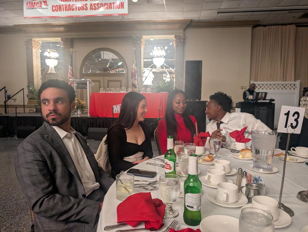 Joshua charming and entertaining, Brian handsome but pretending to be in deep thougjt- Kevin- missing in action.  Love a night out with my boys.