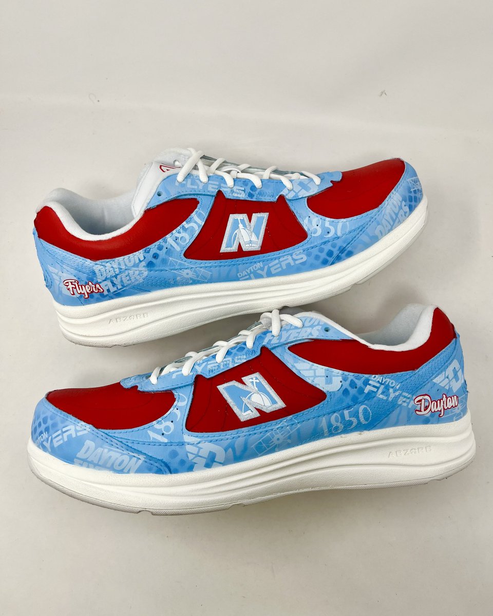 I had the pleasure of creating these 1-of-1 custom shoes for @universityofdayton President, @daytonprezspina 👟