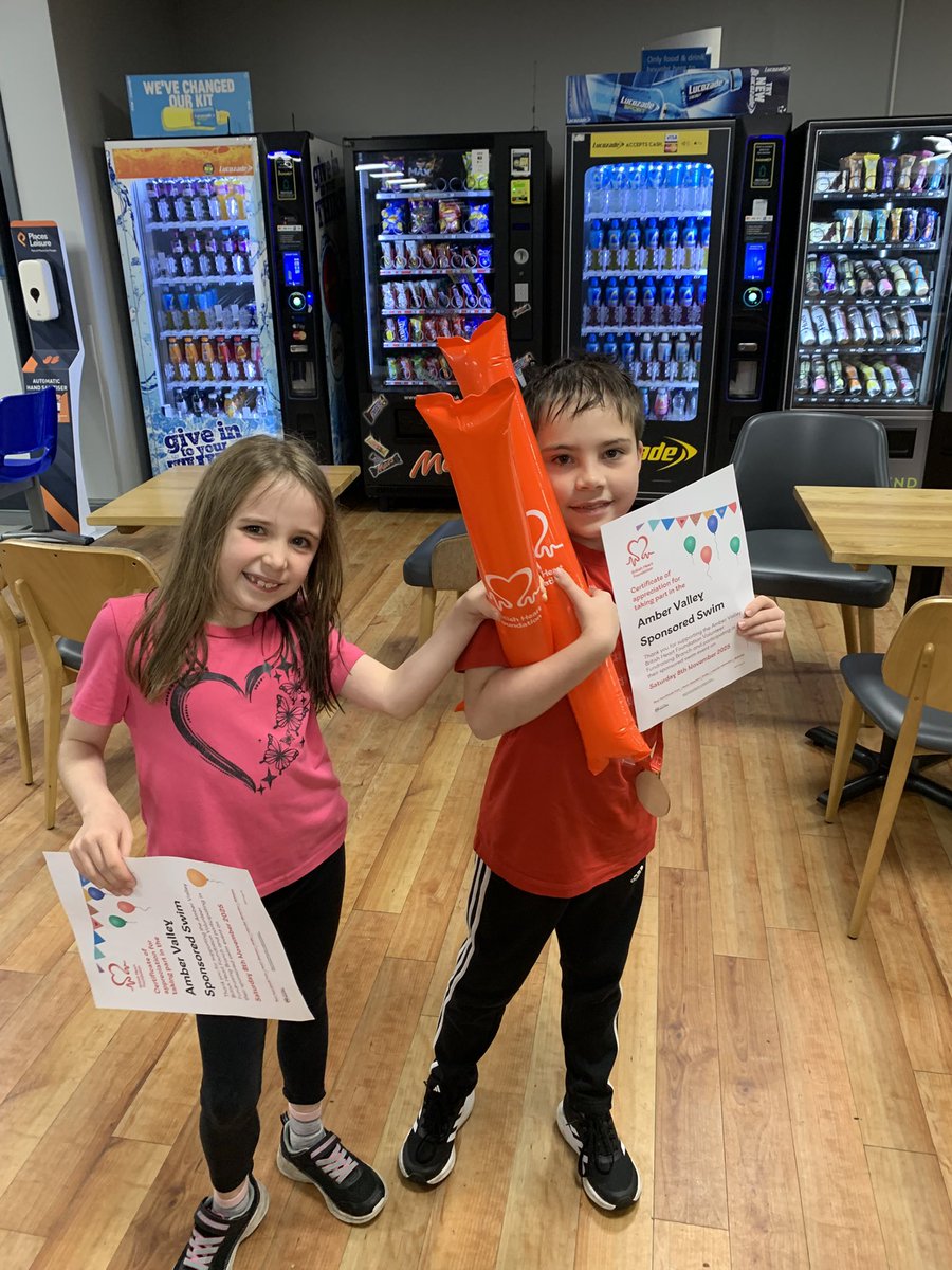 KellyJ81H's tweet image. Very proud of these two. Cs first sponsored swim and she swam 30 lengths raising just over £120 for the BHF. J swam 50 raising the same amount 
@RiddingsJnr @OakesRjs