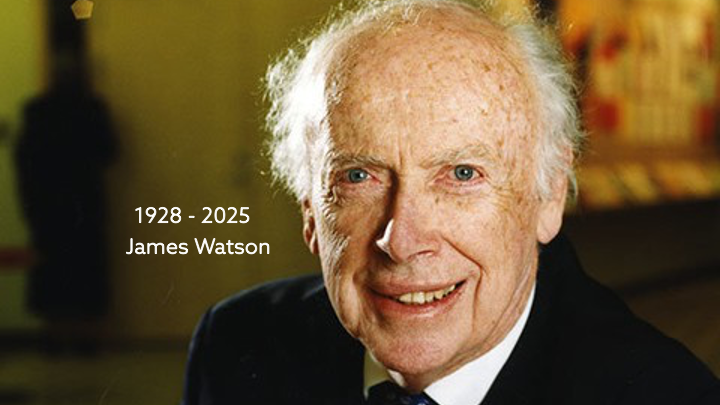 genolifeadn's tweet photo. #JamesWatson, el brillante pero controvertido biólogo estadounidense cuyo descubrimiento en 1953 de la estructura del ADN marcó el comienzo de la era de la genética y sentó las bases para la revolución biotecnológica de finales del siglo XX, murió a los 97 años https://t.co/4wrEferD18