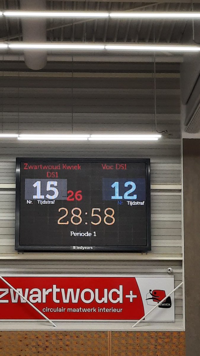 Vanavond speelt <a href="/hvkwiek/">PCA Kwiek</a> tegen <a href="/VOCHandbal/">VOC Amsterdam</a>. Het is bijna rust en leiden de Raalternaren met 15-12.