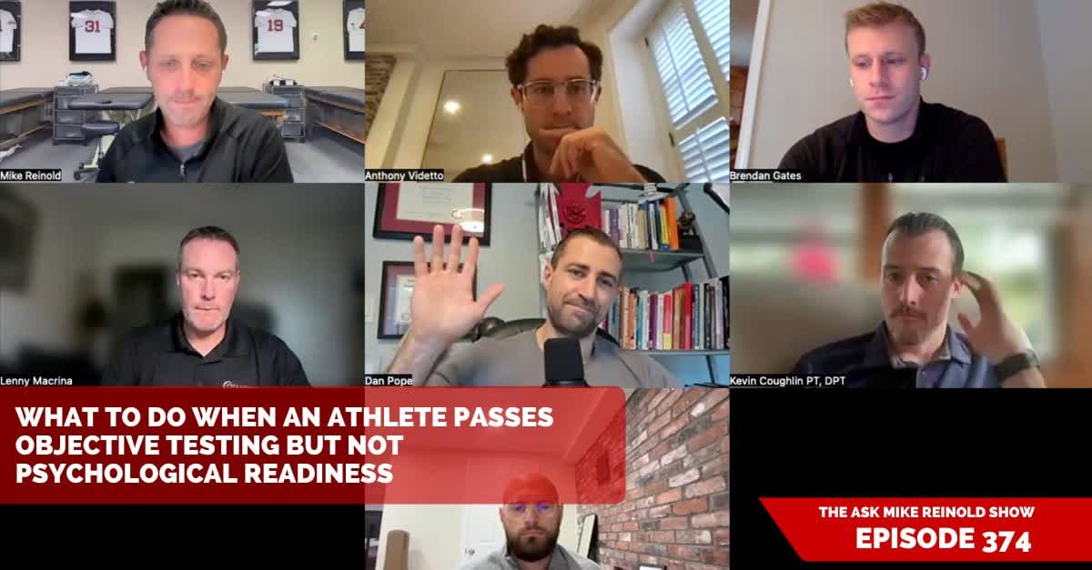 Check out our latest #AskMikeReinold Podcast - What to Do When an Athlete Passes Objective Testing But Not Psychological Readiness - mikereinold.com/what-to-do-whe…