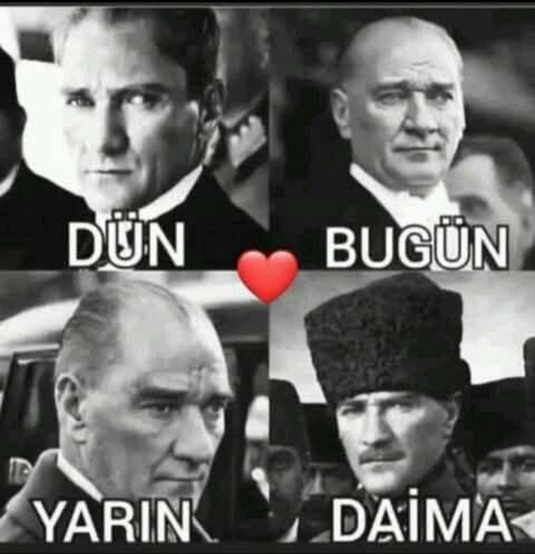 ATATÜRK Işıktır..
ATATÜRK Fikirdir..
ATATÜRK Barıştır..
ATATÜRK Millettir..
ATATÜRK Kurucudur..
ATATÜRK Önderdir..
Saygı,Sevgi...🫶🫶
Minnetle..🙏🙏

#10Kasım1938 ♾️♾️

#MustafaKemalAtatürk ❤️🇹🇷

#Daimaİzinde✌️

#Minnettarız 🙏❤️