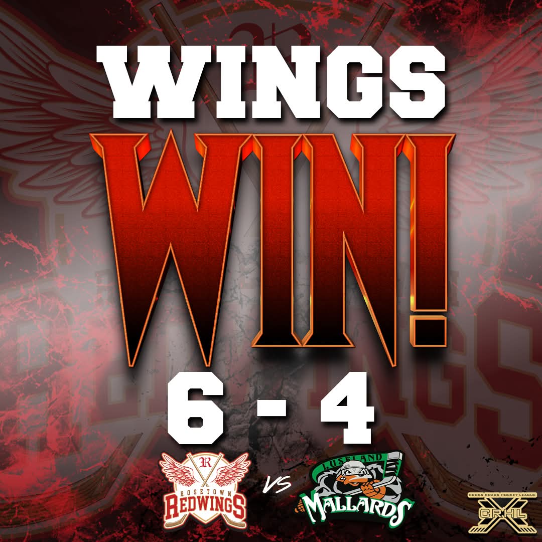 RRedwings's tweet photo. 2 IS A STREAK, MUCHACHOS! 6-4 W over @luselandmallard last night in Luseland. Captain Rosetown, @11Jbomber led the way with a monster 4 🚨 night and Eric Robbie Eric Robbie &amp; Walker Doetzel each with 1 🚨! #GOWINGSGO #HEREWECOME https://t.co/jrFn1poJIM