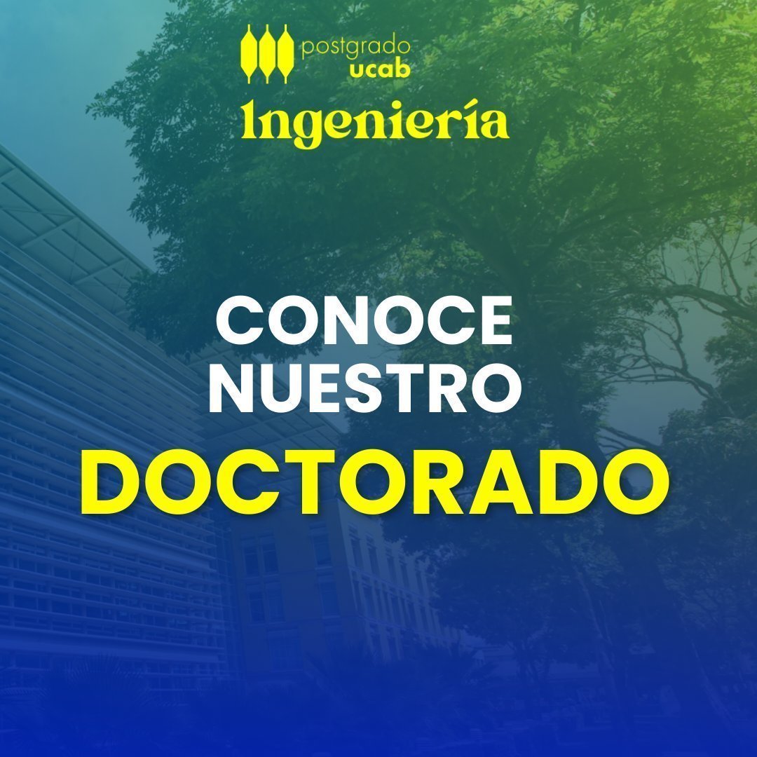 Desarrolla tu talento con los programas de 
<a href="/PostgradoUCAB/">Postgrado UCAB</a> de la Facultad de #IngenieríaUCAB:

🔹Doctorado en Ingeniera➡️goo.su/4XwVt
🔹Especialización en Ingeniería Estructural➡️ goo.su/L7W7z7P

¡Preinscríbete!