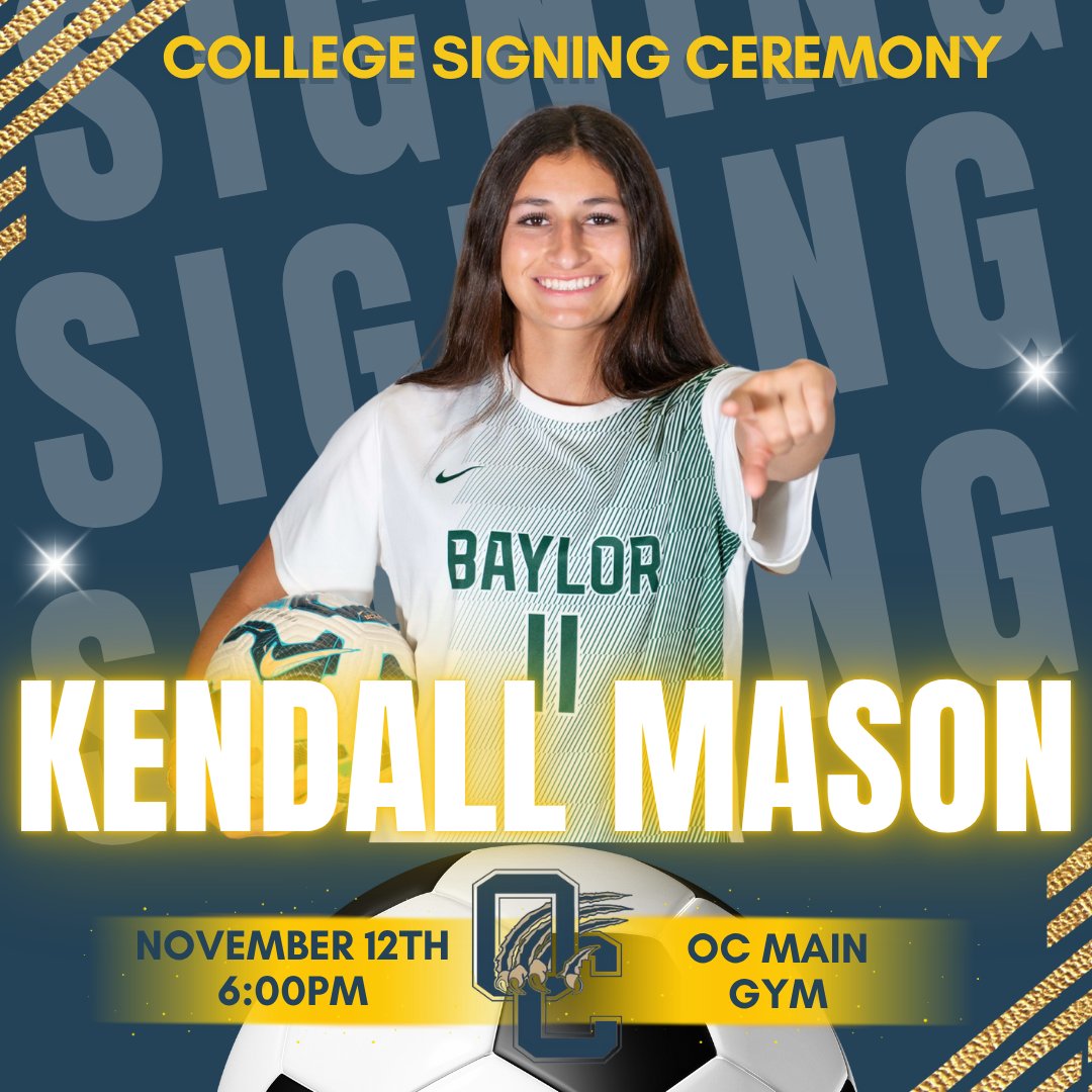 COLLEGE SIGNING ALERT! 💙✍️⚽

Cheer on your Panthers! Join us Weds, 11/12 at 6 PM in the <a href="/NISDOConnorHS/">O'Connor High School</a> Main Gym to celebrate these student-athletes taking their game to the next level! 🥳

We are so PROUD! GO PANTHERS! 🥅🌟