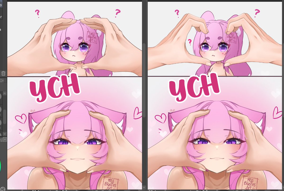 MissBigotesArt's tweet photo. heart or round hands? or both? 😈
-wip- https://t.co/jqqV47PELD