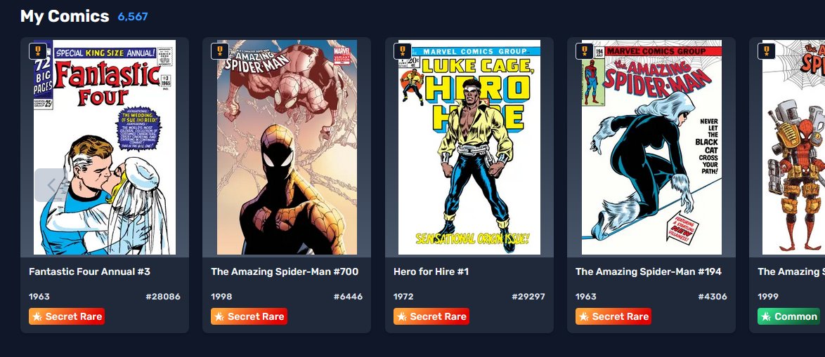 And today I was able to complete two more sets thanks to the affordable floor prices. #veve #comics 🫶