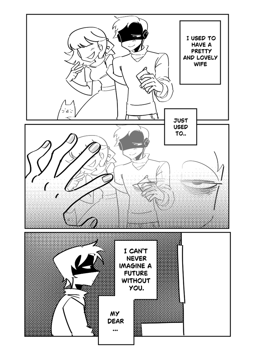 tale138002's tweet photo. This is not a ship, just my head canon. 

Cringe warning lol 

(I changed the art style a bit to make it easier to draw.)
4/9 p.

#noimnotahuman #ninah #ninahfanart #noimnotahumanfanart https://t.co/HmNYOp2qMe