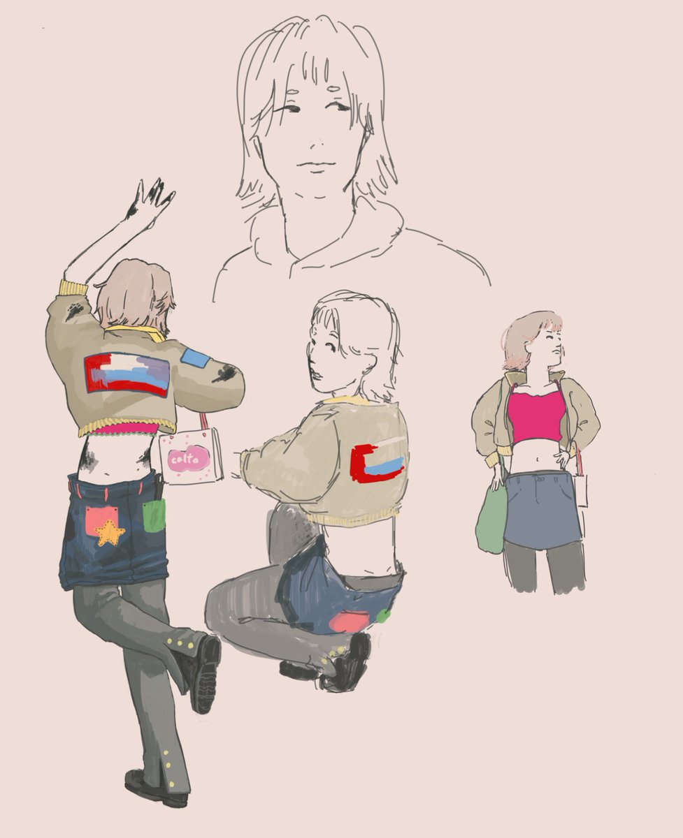 calpitoki's tweet image. seconde try on #characterdesign #Skeb募集中 #rkggk