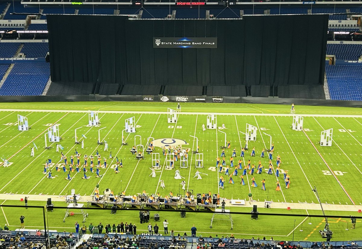 Stunning performance by <a href="/GMWIG/">Greenwood Community HS Marching Band & Irish Guard</a> at the 🎼 ISMAA State Marching Band Finals!  🎶 <a href="/GHSWoodmen/">GHSWoodmen</a>