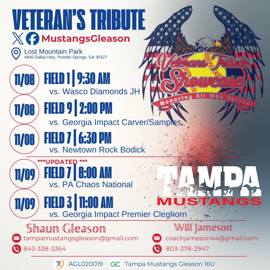 Tampa Mustangs Gleason 16U tweet media