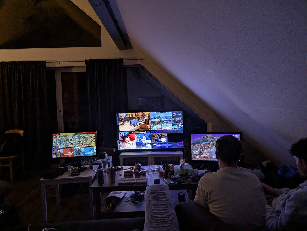 Perfektes #NinthPort watchparty setup