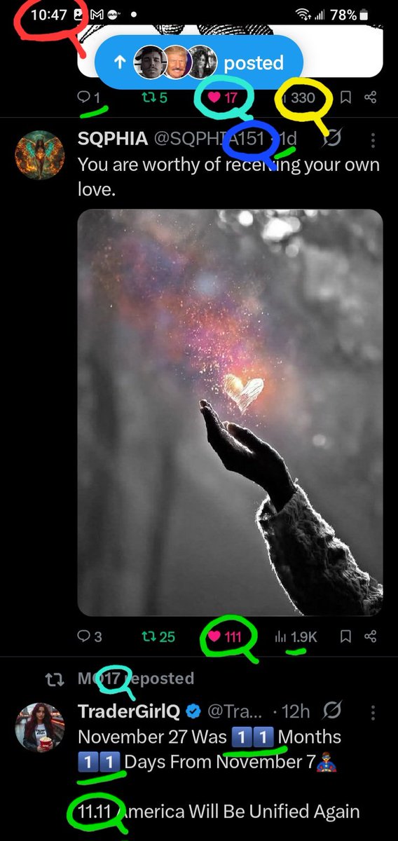 DeanDavis33's tweet image. 🐸1️⃣7️⃣ #Seventeen 
#WhatAreTheOdds 🪽
1️⃣5️⃣1️⃣ #OneFiveOne 
1️⃣4️⃣1️⃣ #FourteenOnes 
1️⃣4️⃣7️⃣ #OneFourSeven 
3️⃣3️⃣0️⃣ #ThreeThreeZero