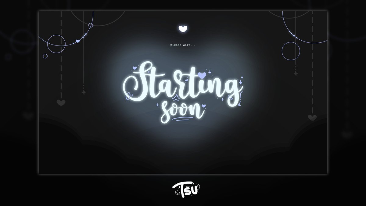 For my blue theme streamers 🪻🫐🔷
>> ♡ FREE TO USE ♡ 
Heart Blue Start/Ending Soon Screens 💙 

What other color should I do?

Get them at my Kofi 
👉ko-fi.com/tsubasa_gfx/sh…

#twitch #twitchstream #streamercommunity #Vtuber
