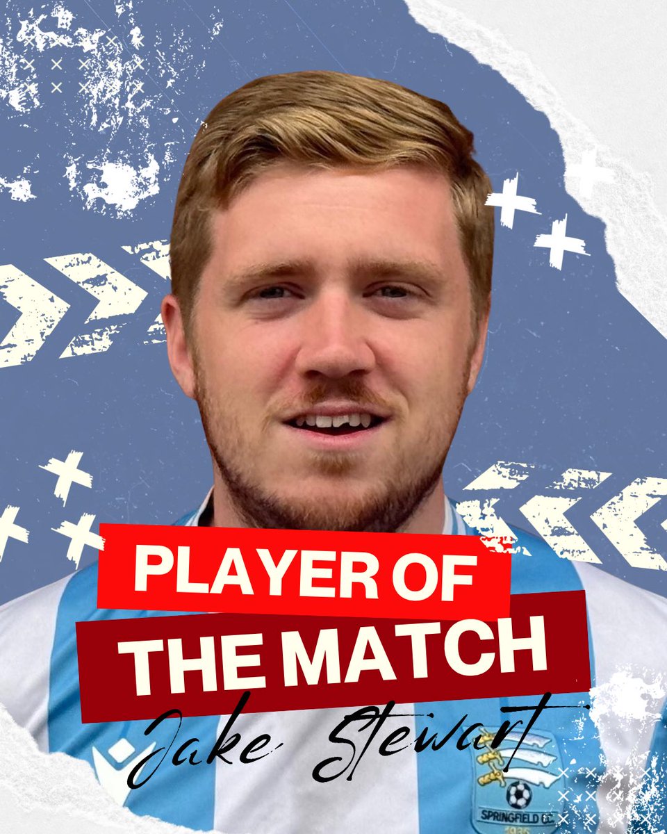SpringfieldF's tweet image. 🌟 Player of the Match – Jake Stewart 🌟

Outstanding in midfield today — energy, control &amp;amp; class throughout 💪💛💙
Top performance in the Essex Premier Cup win! 🏆⚽

#SpringfieldFC #UpTheField #MOTM #EssexPremierCup