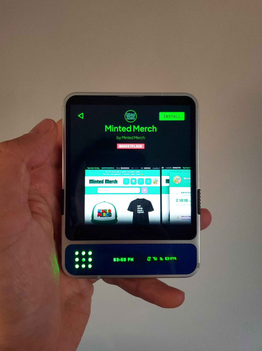Minted Merch - coming to the dGEN1 app store