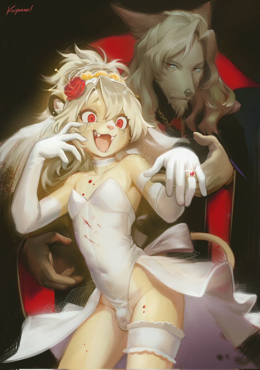 The Lion Bride~ 🦁💍

A little late but I'm done, I hope you like it! ^^