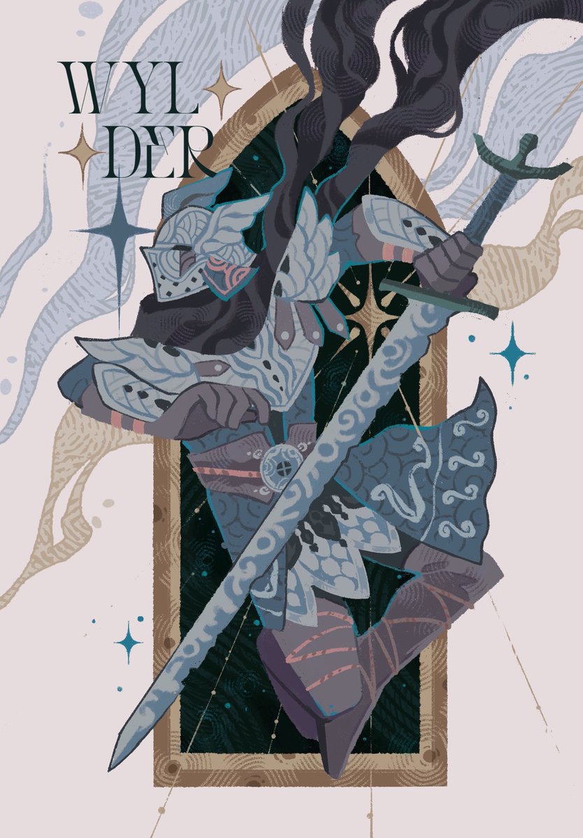 Repost because the last wasn’t the final version 🧎‍♀️ Here is Wylder fanart tho 😮‍💨🙏
I’ll be making this as a print soon!

#NIGHTREIGN