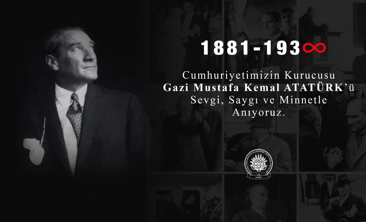 Cumhuriyetimizin Kurucusu, Başöğretmenimiz Gazi Mustafa Kemal Atatürk’ü sevgi, saygı ve minnetle anıyoruz. 🖤