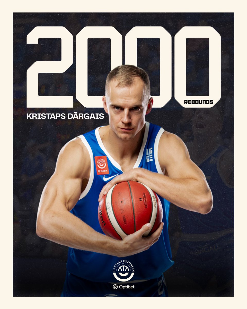 IN A LEAGUE OF HIS OWN! 😳

<a href="/k_dargais/">Kristaps Dargais</a> becomes the first player to reach 2000 rebounds in the Optibet Latvian - Estonian league! 🔥

#Optibet | #LatEstLeague