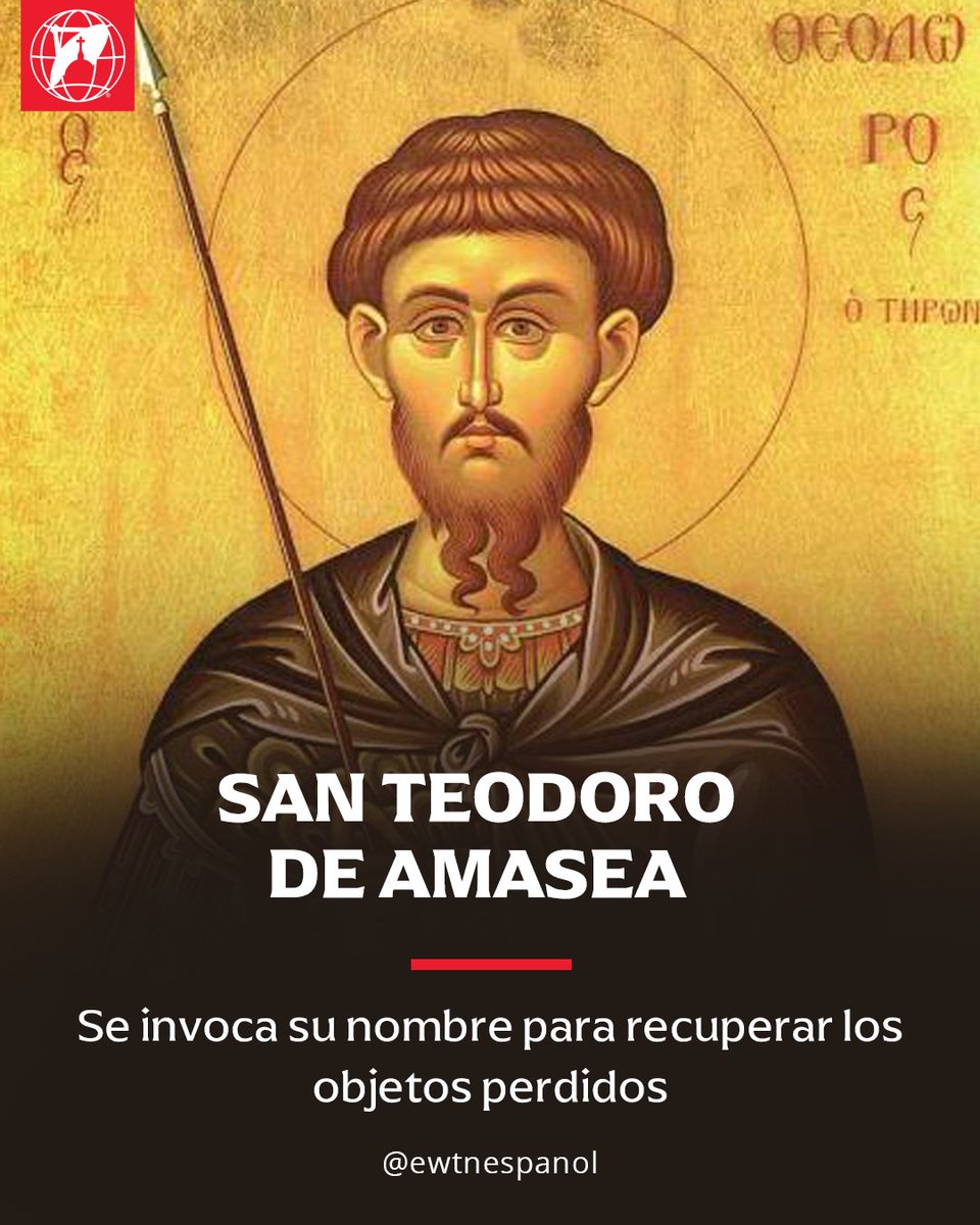 EWTNespanol's tweet photo. 9 DE NOVIEMBRE | San Teodoro de Amasea, soldado romano en la actual Turquía, se negó a participar en ritos paganos. Tras incendiar el templo de Cibeles, fue torturado y martirizado. San Gregorio de Nicea predicó en su honor a fines del siglo IV. https://t.co/wMA8gRlG1V