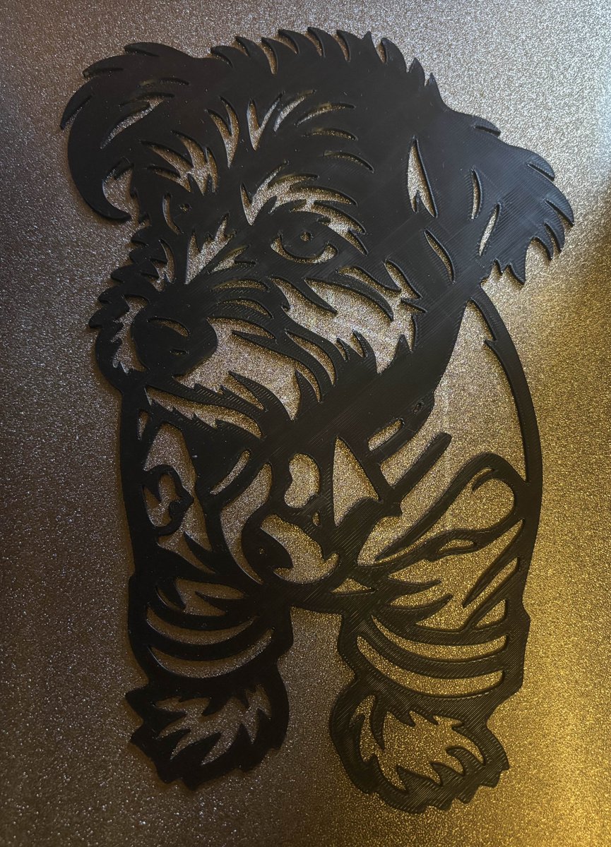 The finished product came out pretty well. What do you think? #BambuLab #3DPrinting #PuppyLove