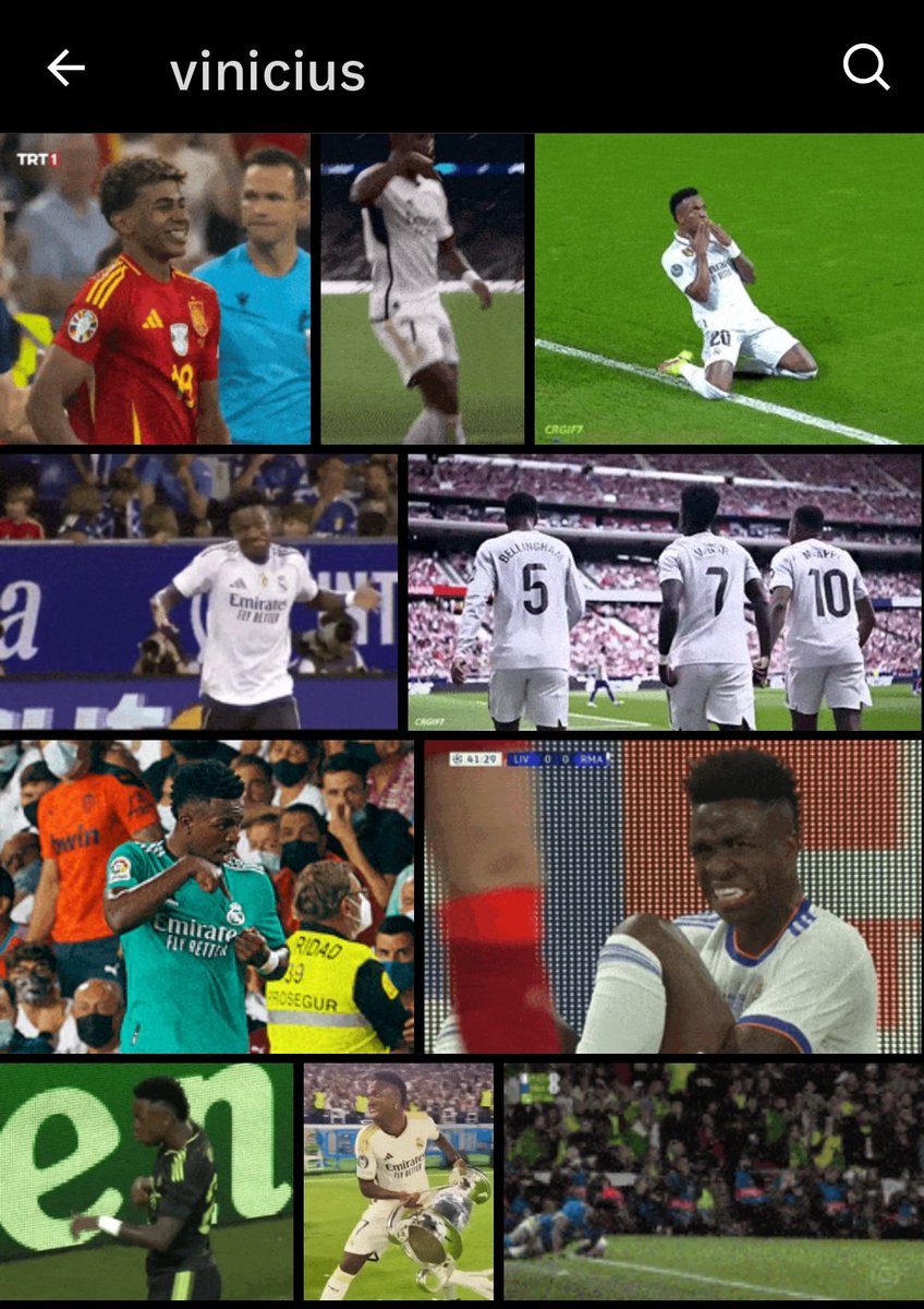 Can someone explain why Yamal was in the first gif when I searched for Vinicius? 🤣🤣🤣