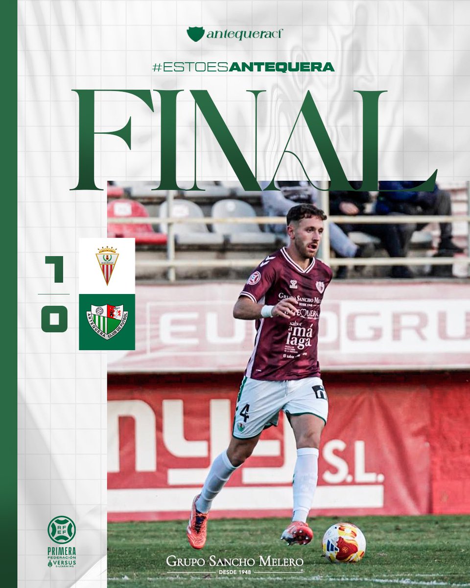 AntequeraCF's tweet image. ⏱️ 90+’ | 1-0 | Final en Algeciras. Apenas se jugó en el segundo tiempo y tuvimos ocasiones con creces para darle la vuelta al marcador. Toca seguir trabajando.

#AlgecirasAntequera