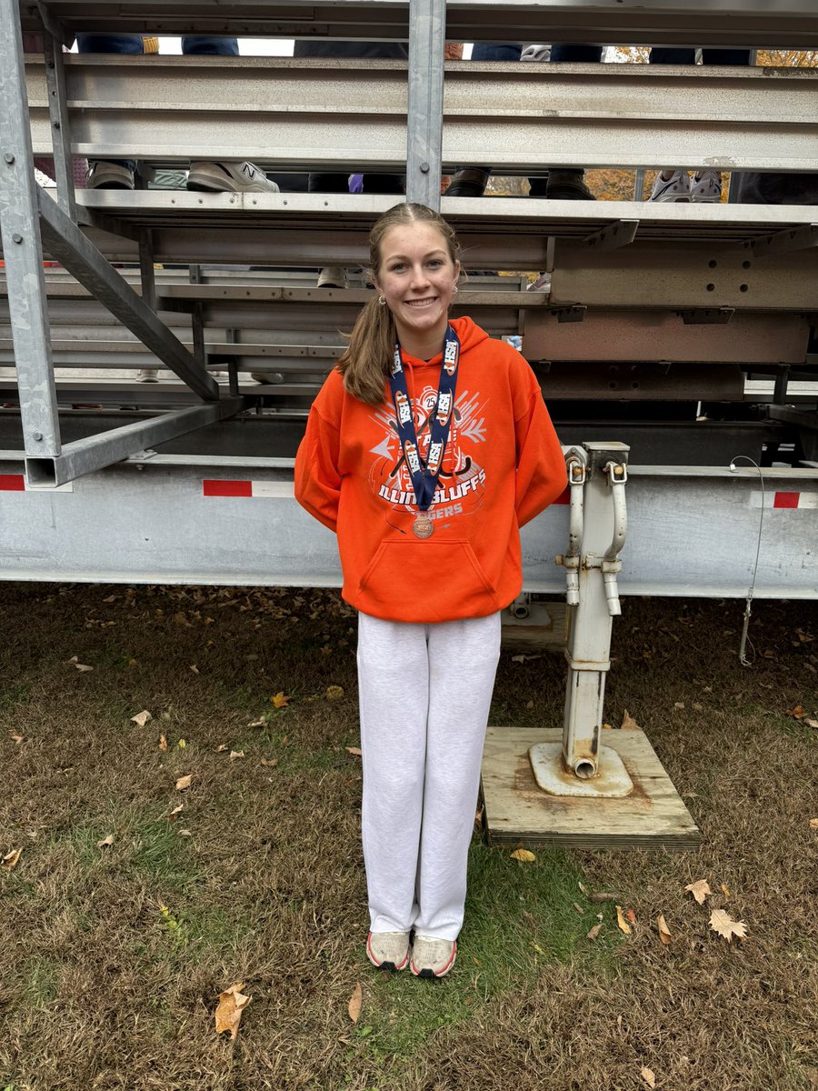 Congrats to Audrey Dickinson <a href="/Audrey_Mae2029/">Audrey Mae</a> on finishing 24th place (medalist) in the Class 1A State XC Meet.  She was 1 of 2 freshmen in the Top 25.  What a great season! <a href="/ib327athletics/">IB 327 Athletics</a> <a href="/ib327schools/">IB 327 Schools</a> <a href="/KurtPegler/">Kurt Pegler</a> <a href="/hoijim/">Jim Mattson</a> <a href="/pjstarsports/">Journal Star Sports</a> <a href="/ClutchSportsIL/">Clutch Sports Media</a>