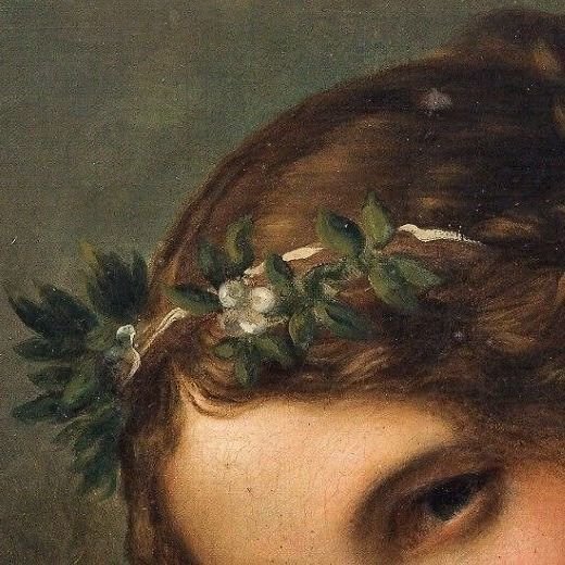 _ArtMuseum's tweet image. Floral Crowns in paintings