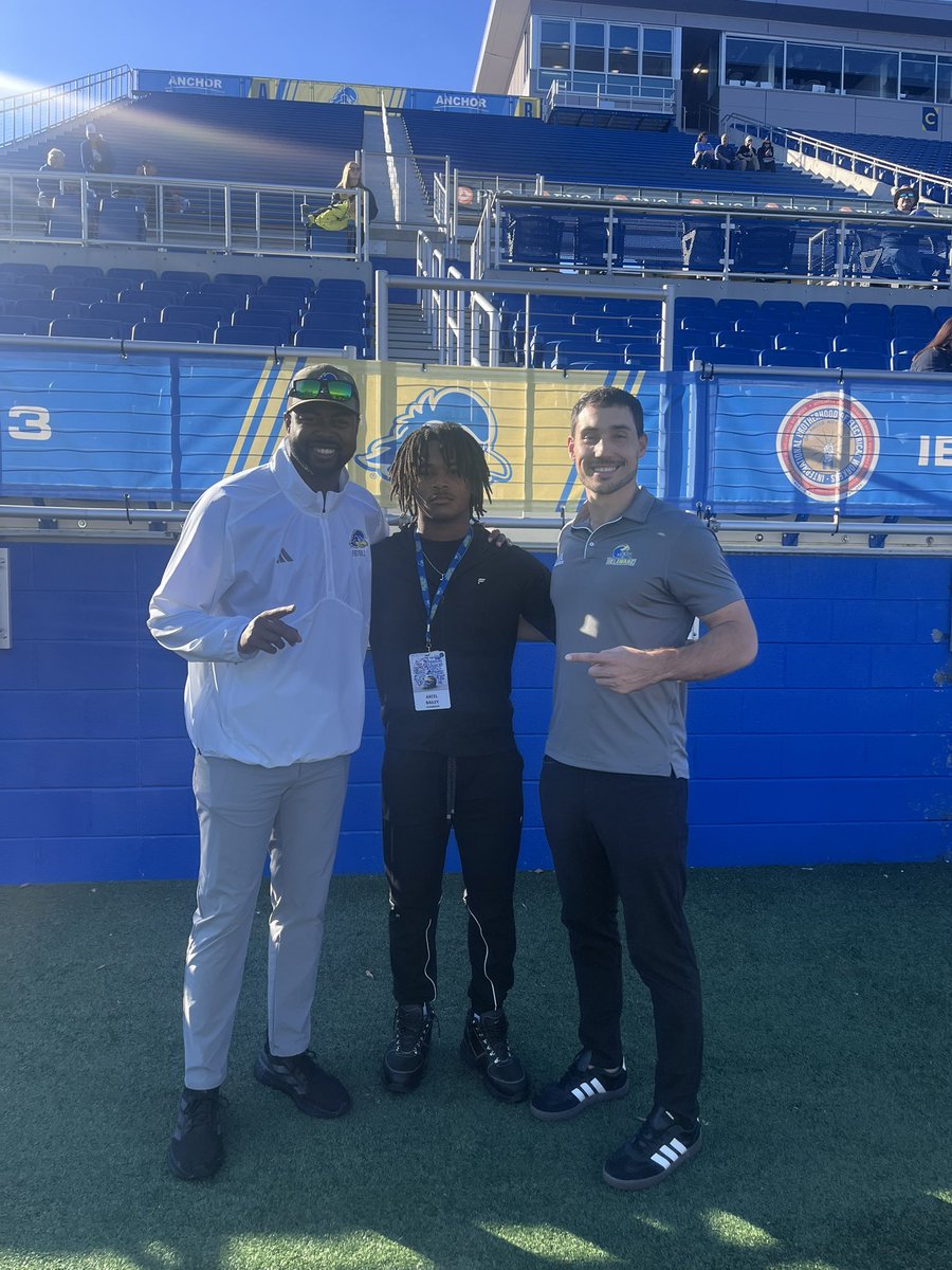 After a great conversation with <a href="/xdye21/">Xavier Dye</a> and <a href="/CoachGoldrich/">Sean Goldrich</a> I am truly blessed to receive an offer from the University Of Delaware #AGTG <a href="/Delaware_FB/">Delaware Football</a> <a href="/F_Wilczynski5/">Frank Wilczynski</a> <a href="/BrianDohn247/">BrianDohn247</a> <a href="/tdhald/">Todd Haldis</a>