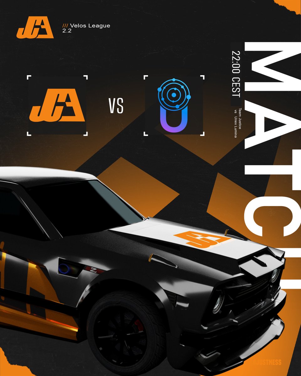 teamjusticede's tweet image. Ein Match am Spieltag wäre ja nicht genug!
Für unser Team steht heute um 22:00 Uhr bereits das nächste Spiel an – diesmal in der @velosleague gegen Unex Lumina.