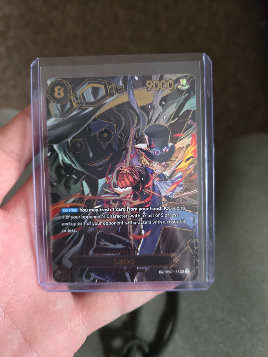 Just pulled Sabo SEC #OP13