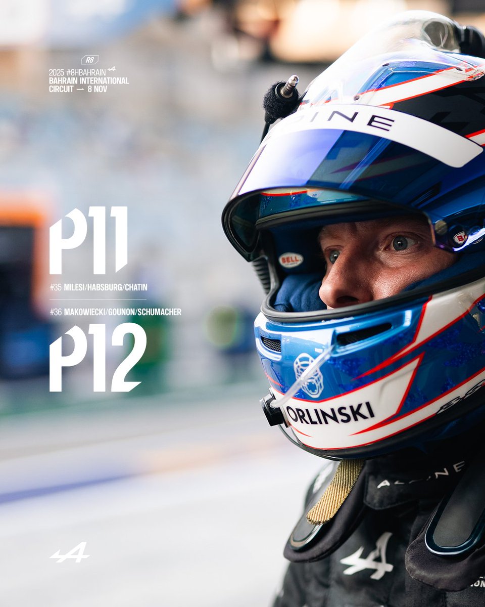 SignatechAlpine's tweet image. A solid race, but a late Safety Car wiped out our efforts, dropping both cars out of the top 10. Looking forward to returning next year, stronger than ever. ☑️