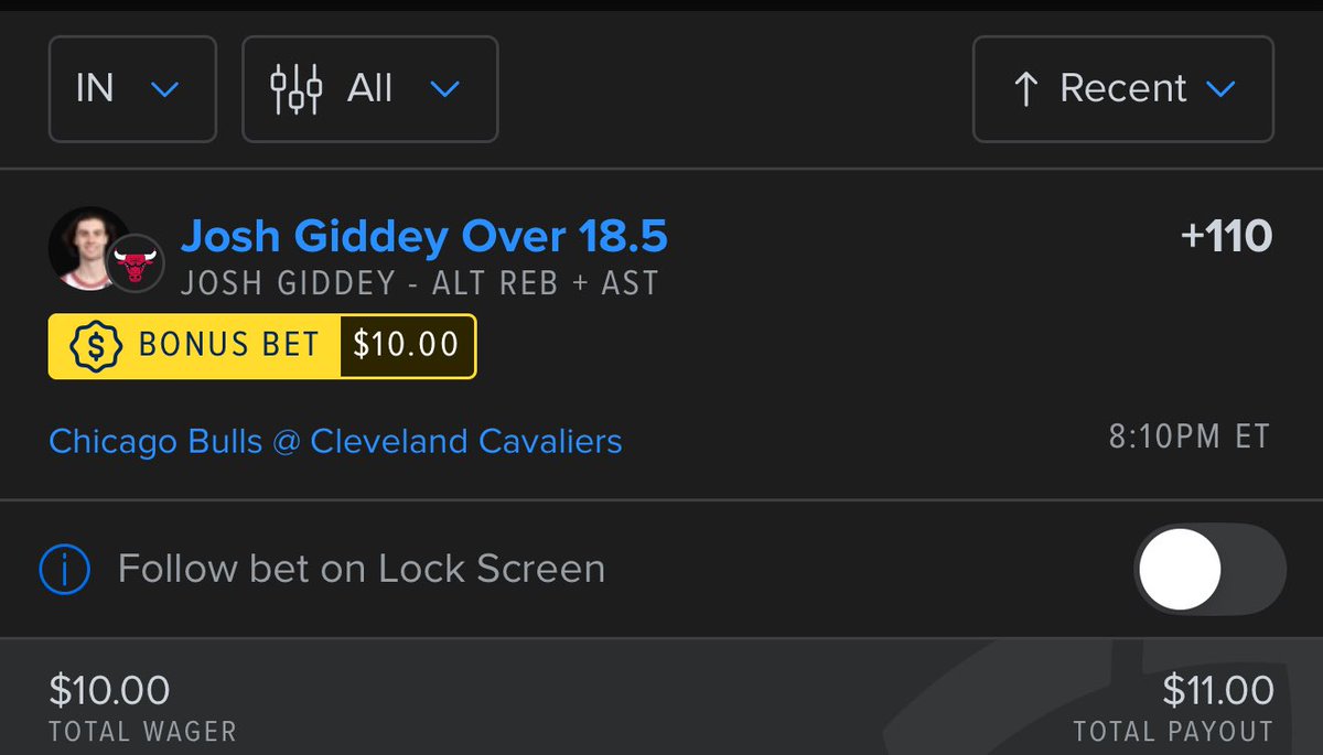 LockaholicsAnon's tweet photo. Returning with another ladder before we go into Sunday Football!!!
Ladder Day 1, we returned with Josh Giddey after he busted day 3 by 2 points!!! 
Day 1- $10 - $20
#sports #BettingX #bettingtwitter #nba #freepicks https://t.co/v5ntpbljvC