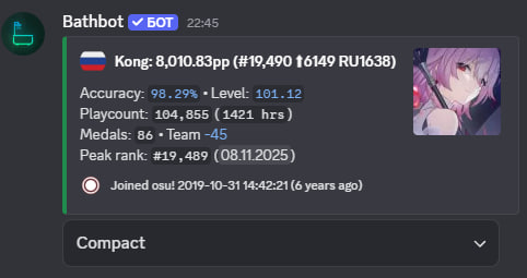 kngmane1's tweet photo. Set top play (441 pp) and reached 8k pp with rebalance, GG https://t.co/cfquU8jU3x