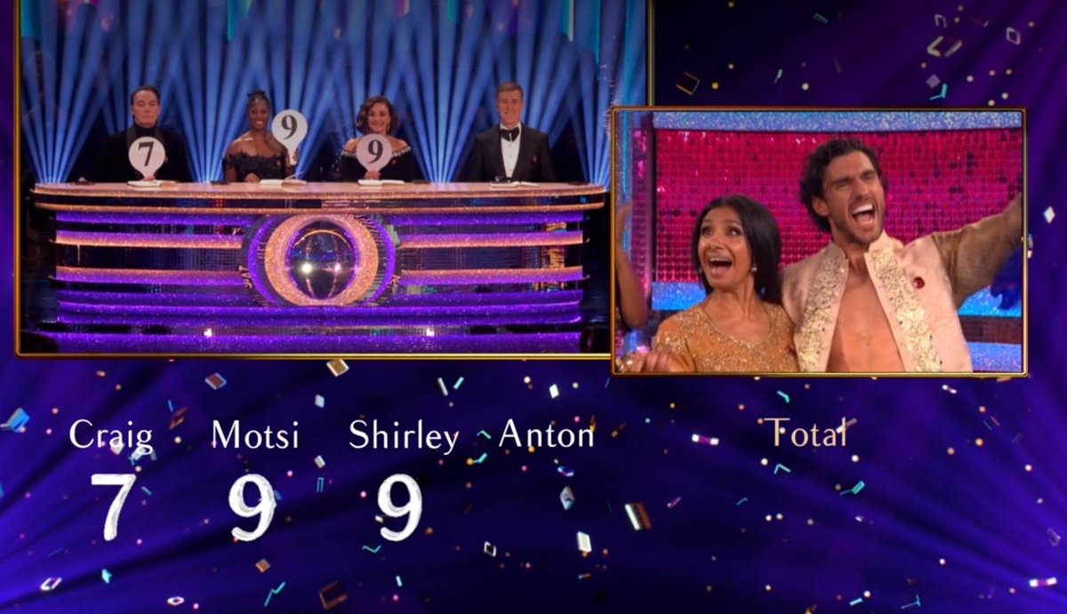 Balvinder being surprised about Shirley's 9 is so cute.
Finally some justice for Bal

#Strictly #StrictlyComeDancing