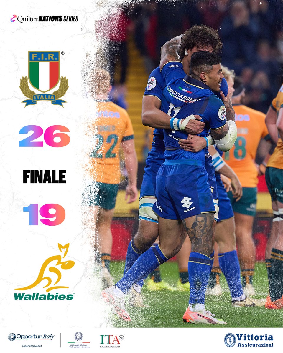 𝙏𝙧𝙞𝙥𝙪𝙙𝙞𝙤 #Azzurro 💙 

#ITAvAUS #Italrugby 
#QuilterNS #QNS