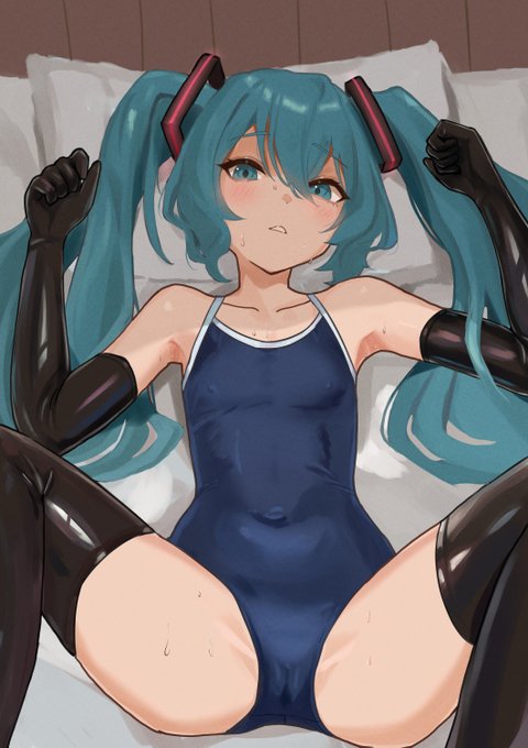 これはベッドの上でしか歌わせてもらえないタイプの初音ミクさん。