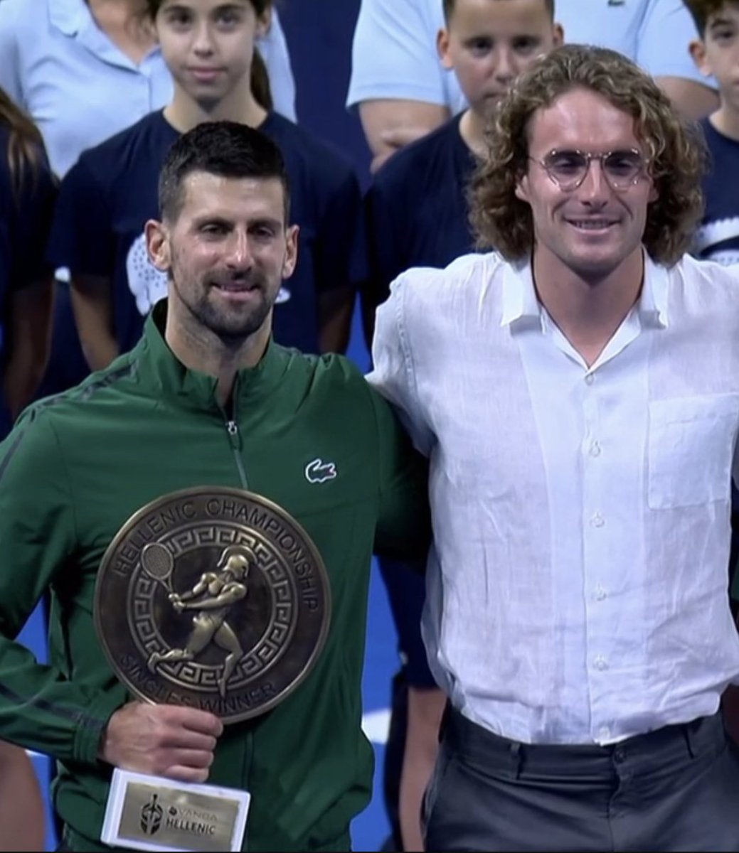 🗣️Stefanos Tsitsipas: "Novak Djokovic is the greatest to have ever held a tennis racket."