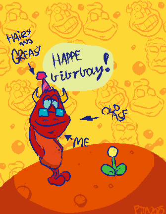 Yo I'm a bit late but my birbsbay was today, so yeah uhh wish me happy birth I guess (I won't be mad if you don't honestly, I don't really give a crap this year)

#sketch
#birthday