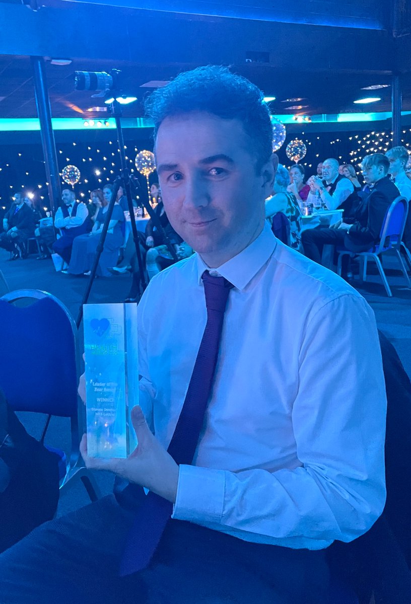 Our Leader of the Year! Huge Congratulations Steven 🏆 🥂