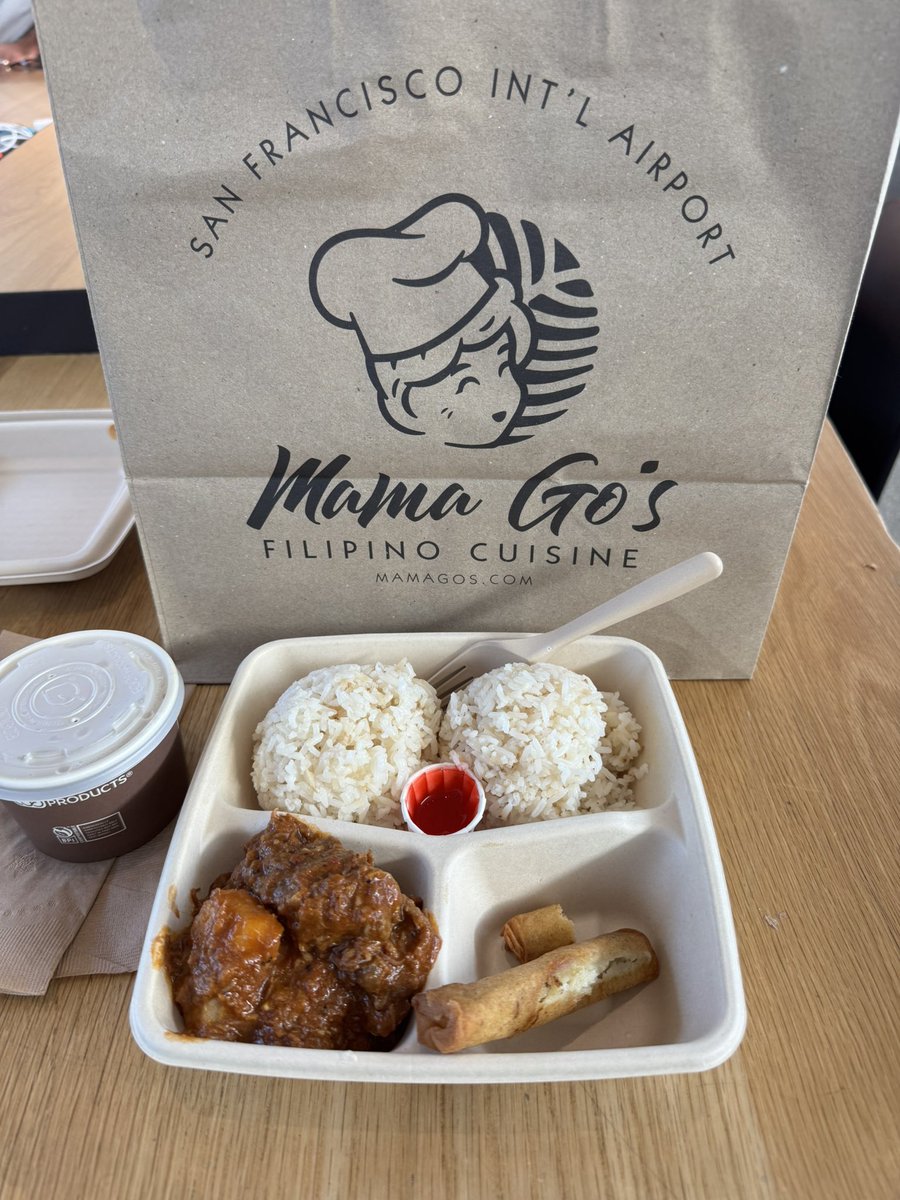 One of my favorite airport foods around the world… here in San Francisco #sfo