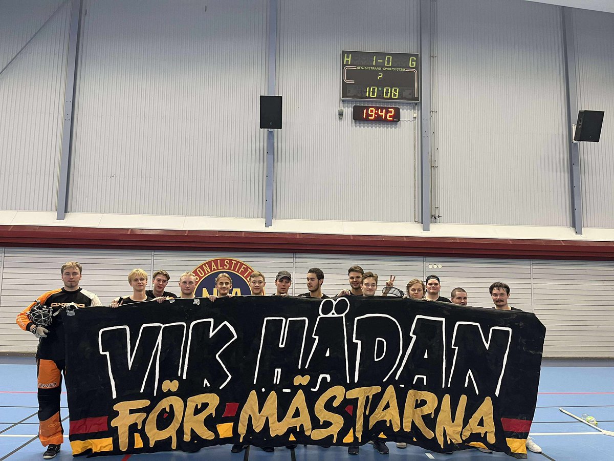 Stort grattis till Björnligan som för andra året i rad tar hem titeln som H-Läktarens bästa innebandylag!